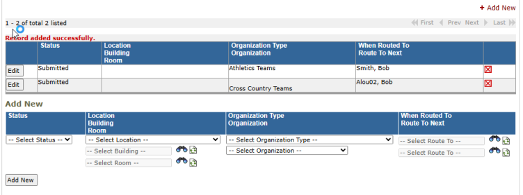 Organization level routing approval